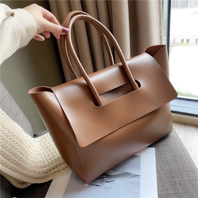 Premium Designer-Style Women's Handbag, Structured PU Leather Tote - Image 3